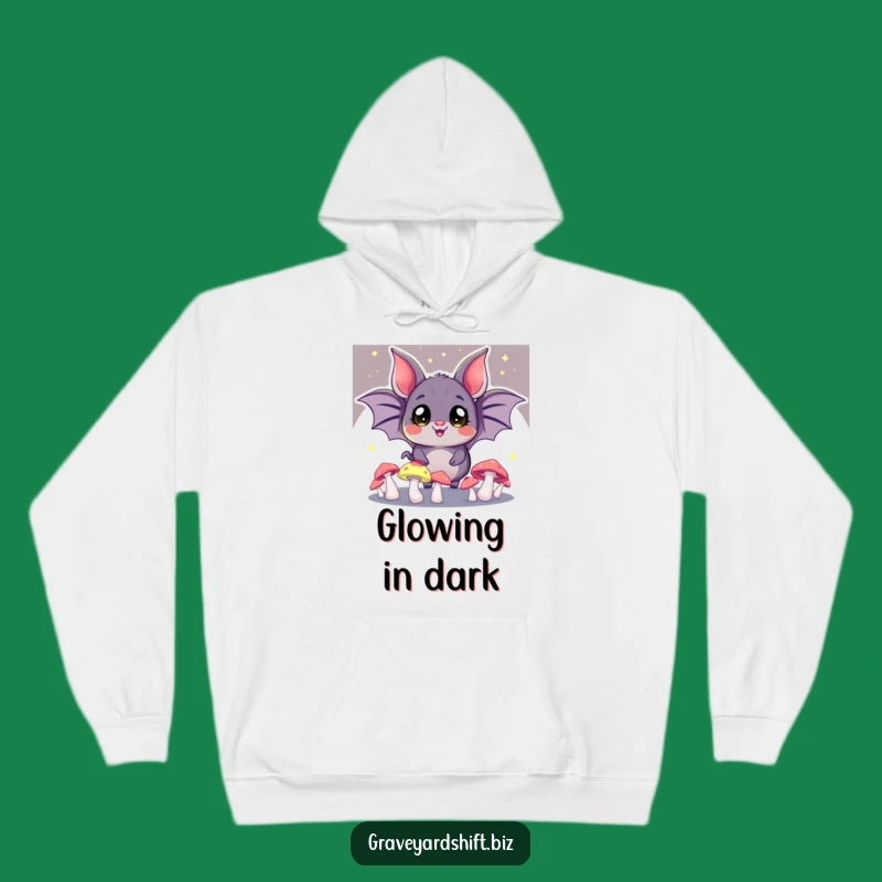 Funny Bat Juggling Hoodie - Cozy Enchanted Night Forest Sweatshirt Gift