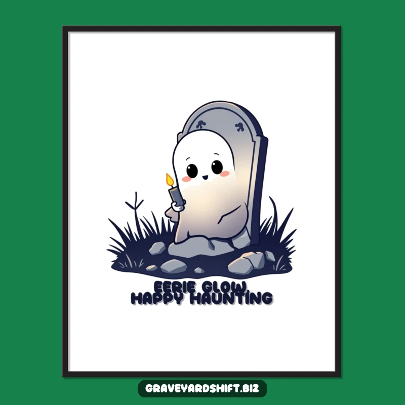 Free Printable Funny Ghost Art - Spooky Downloadable Halloween Decor!