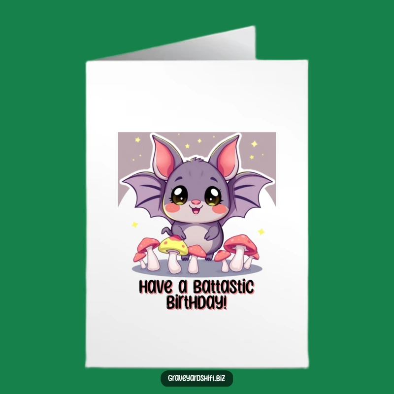 Free Printable Funny Bat Birthday Card - Glowingly Fun Downloadable Surprise!